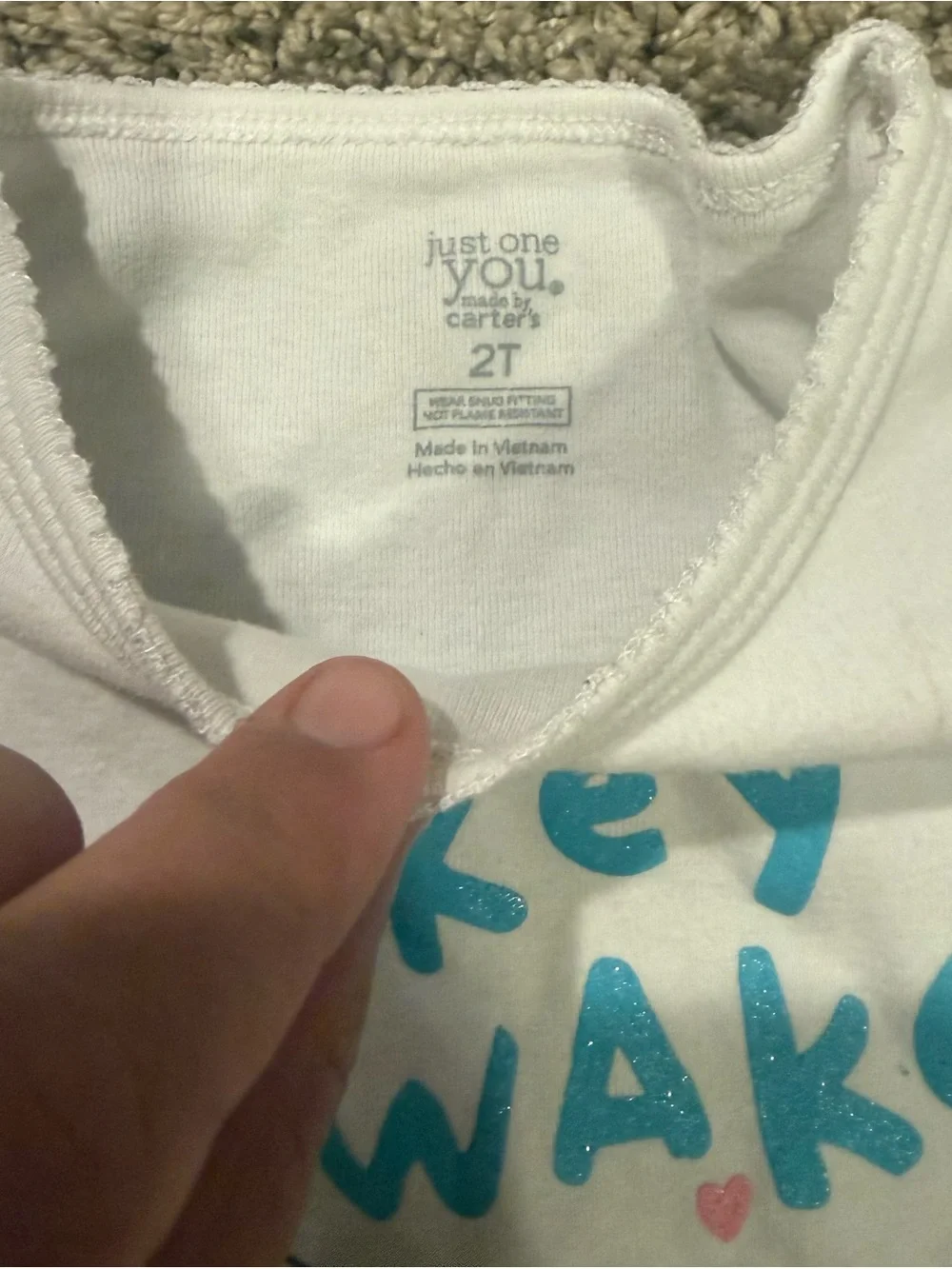Just One You Carter’s 2T Waky Wakey Breakfast Pajama Set